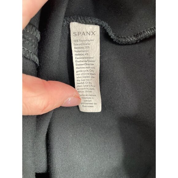 Spanx The Perfect Fit & Flare Ponte Dress Women's Size Medium Black‎ - Picture 7 of 9